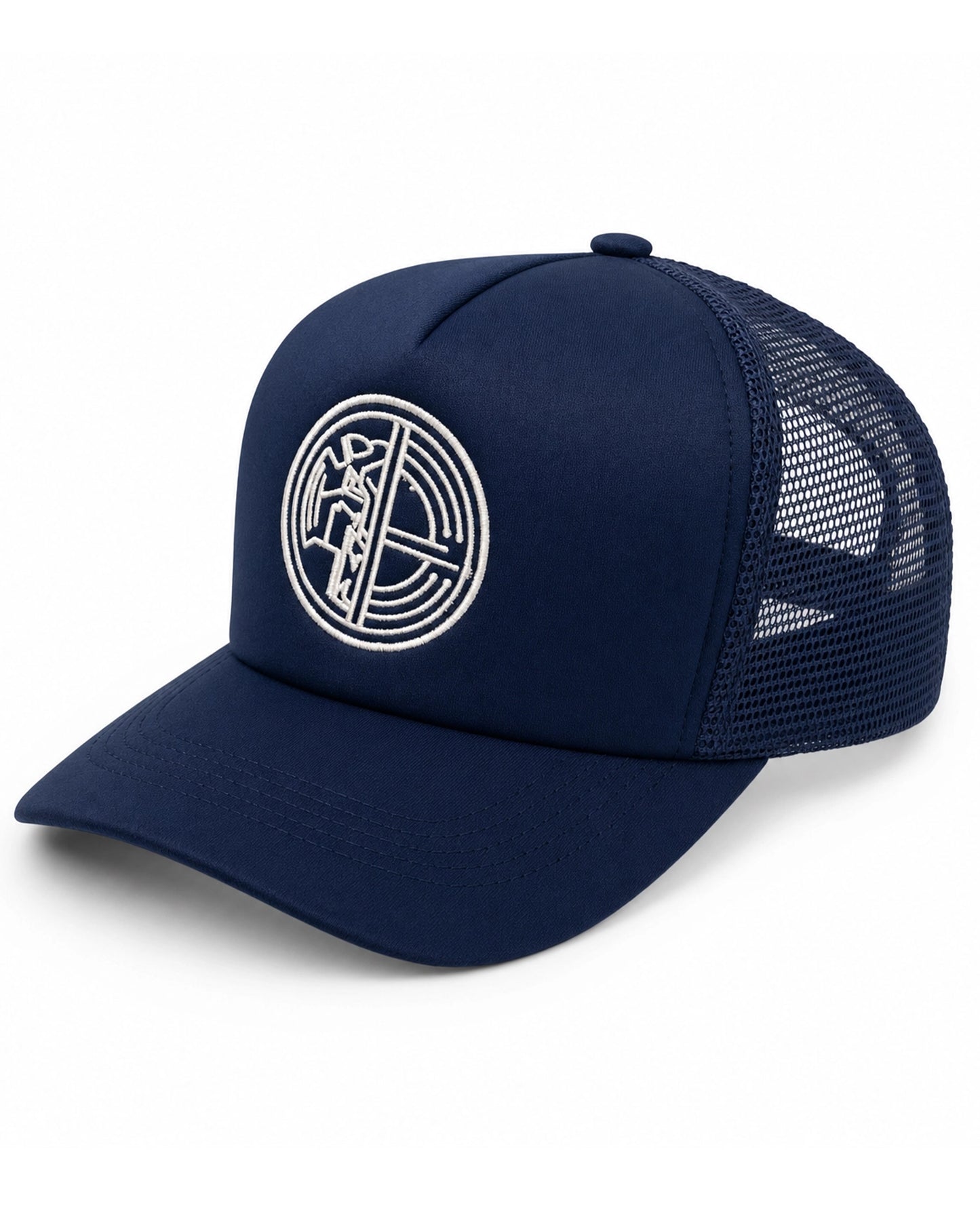 NAVY TRUCKER HAT