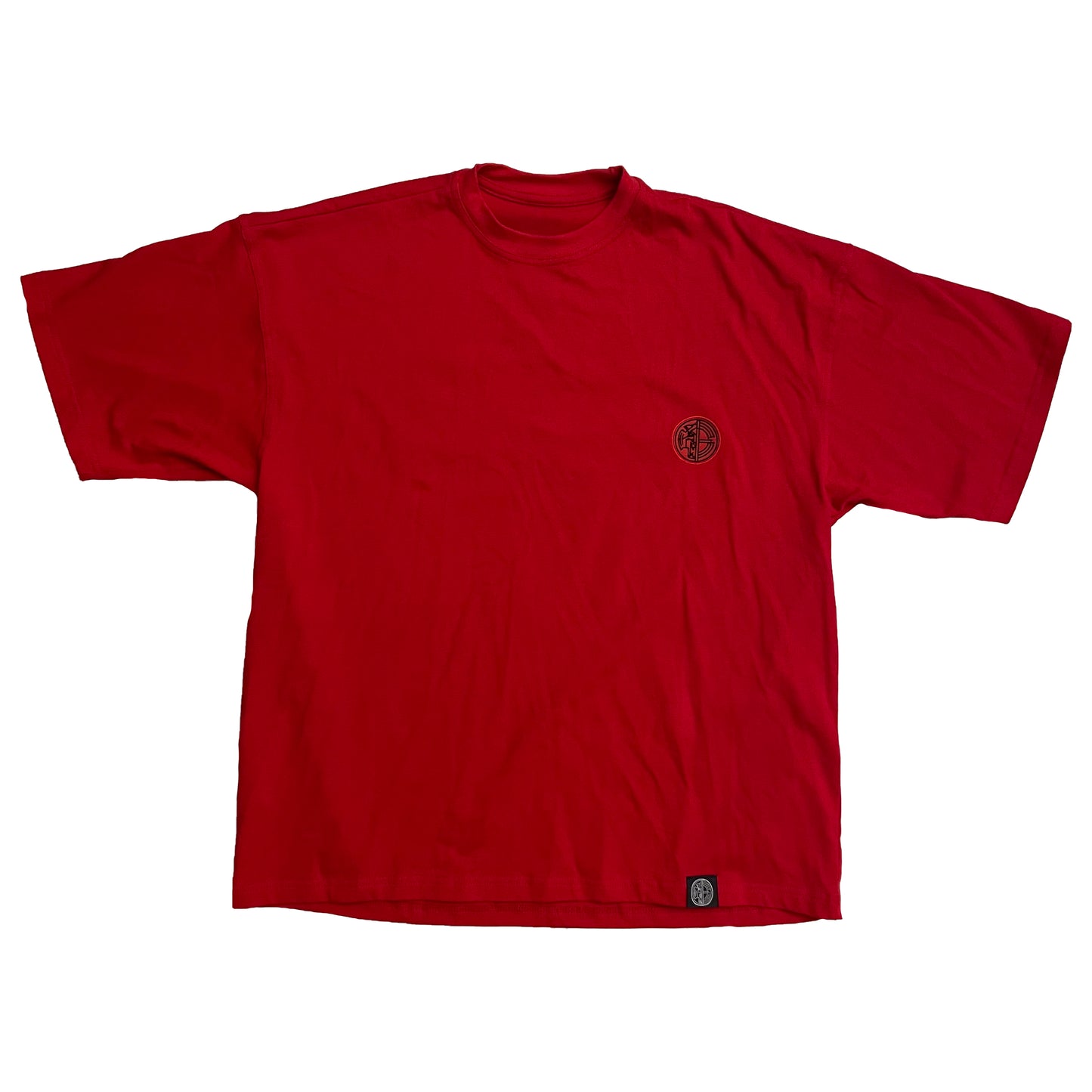 OVERSIZE SKULL RED SHIRT 23