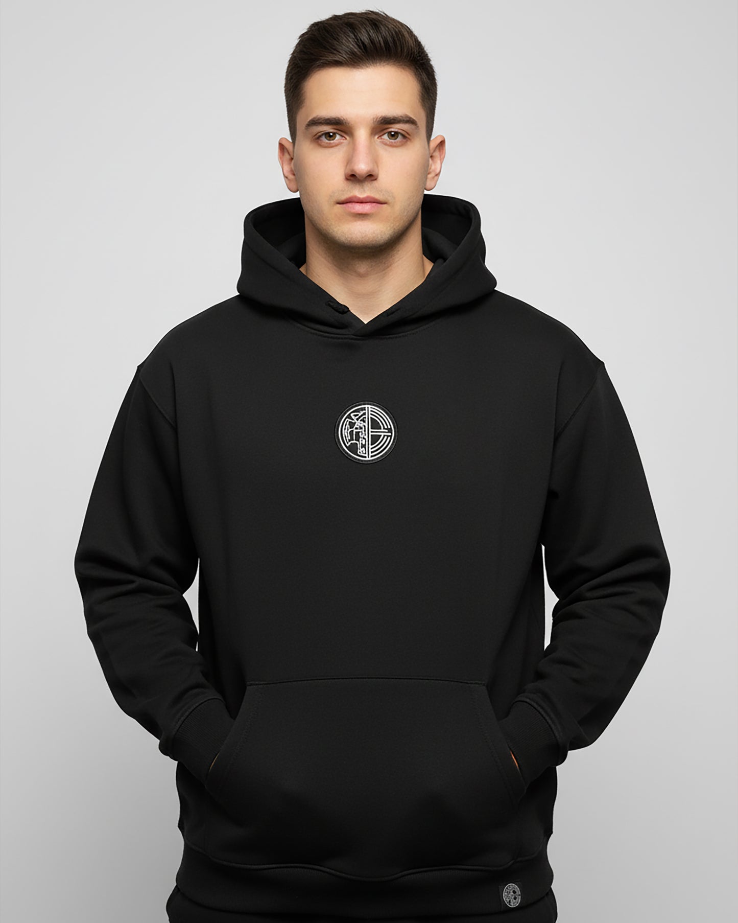 PLAIN BLACK HOODIE