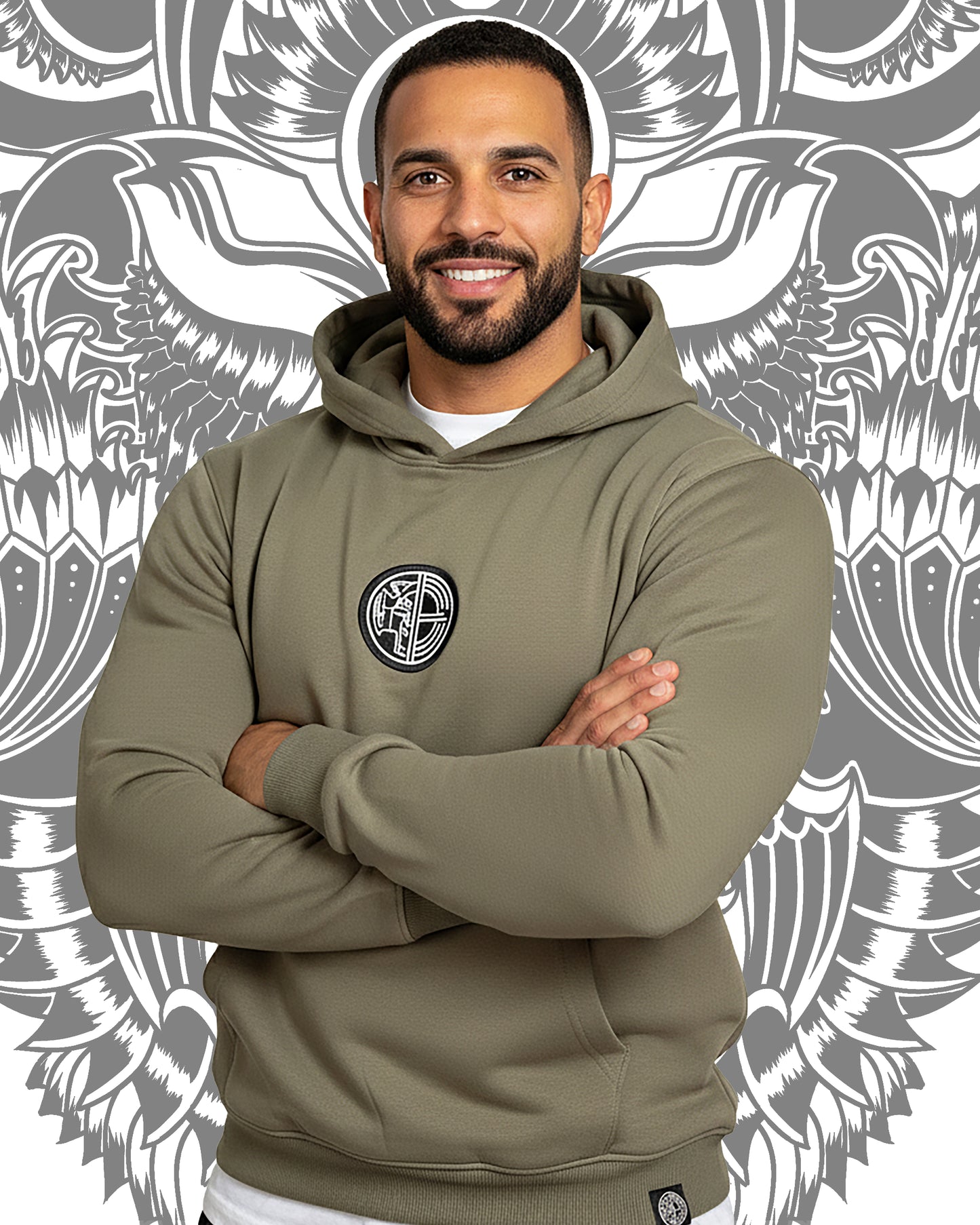 PLAIN GREIGE HOODIE