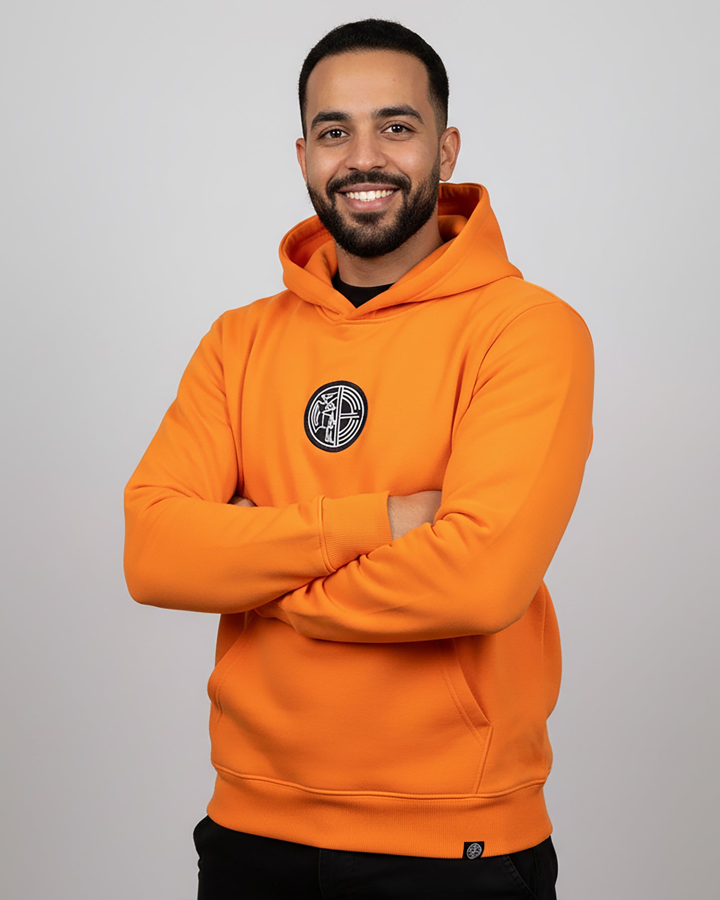 PLAIN ORANGE HOODIE