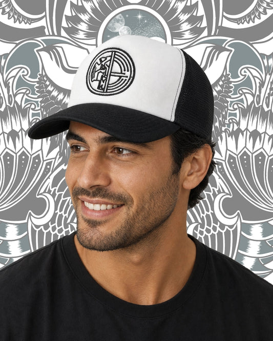 WHITE FRONT TRUCKER HAT