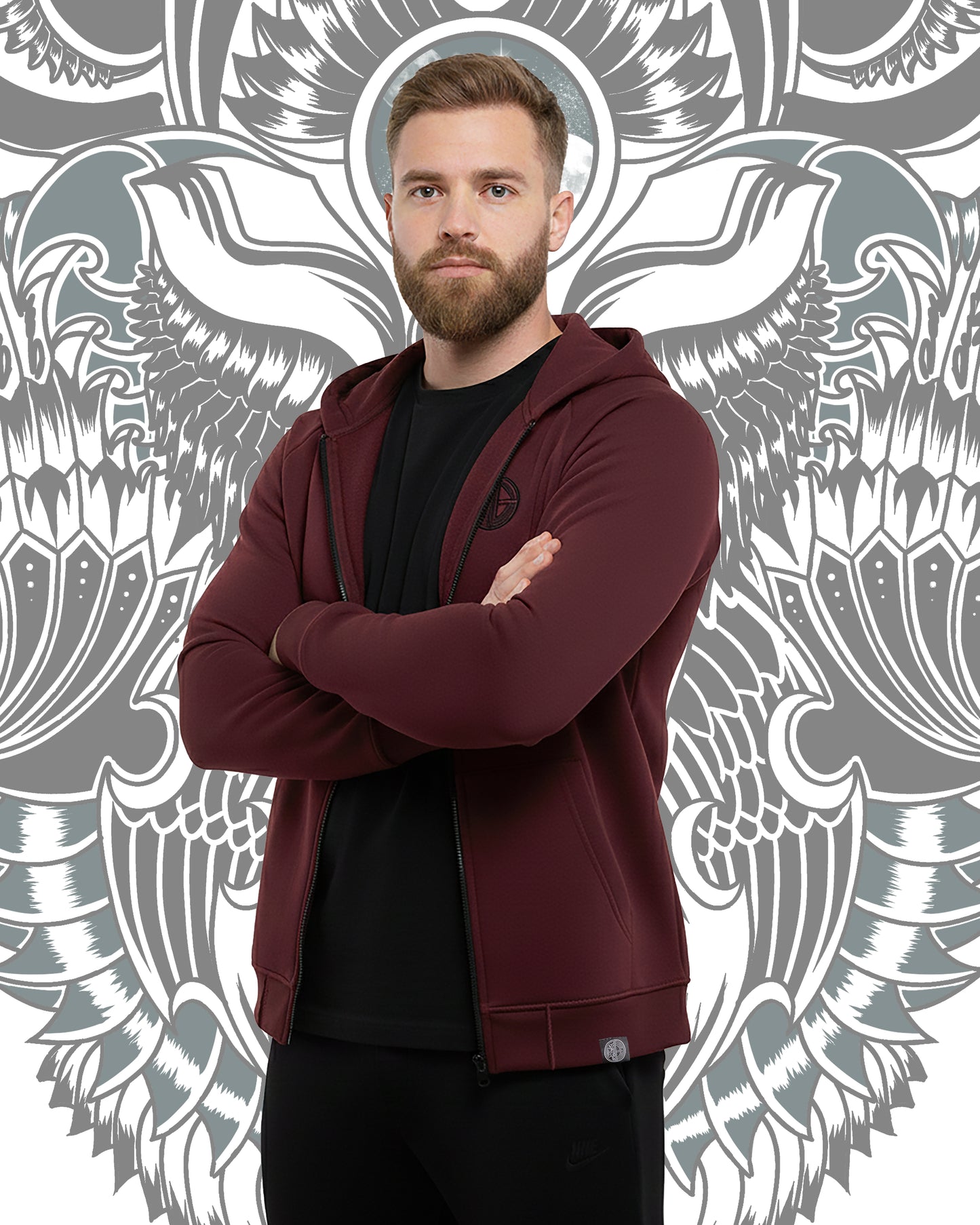 DARK MAROON JACKET V3