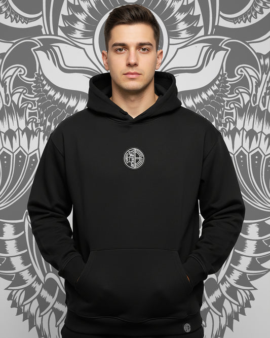 PLAIN BLACK HOODIE