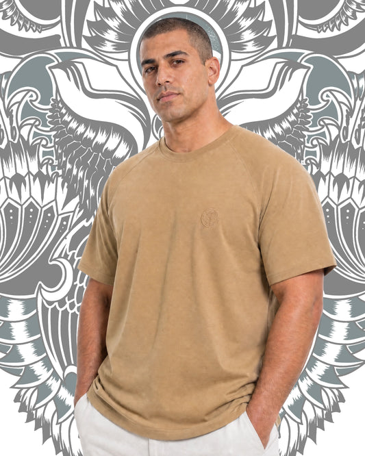 CAMEL REGULAR FIT SHIRT
