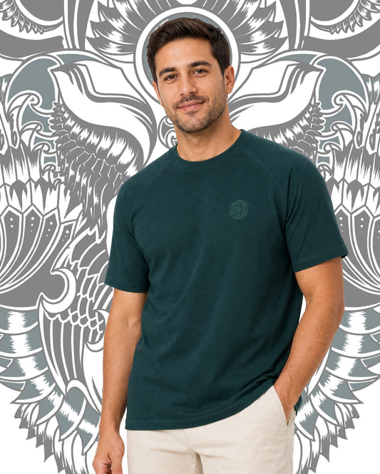 DEEP TEAL REGULAR FIT SHIRT