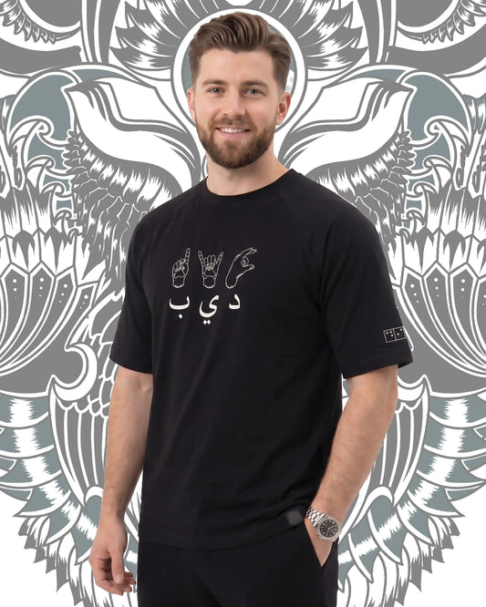 BLACK ERADA RAGLAN OVERSIZE T-SHIRT