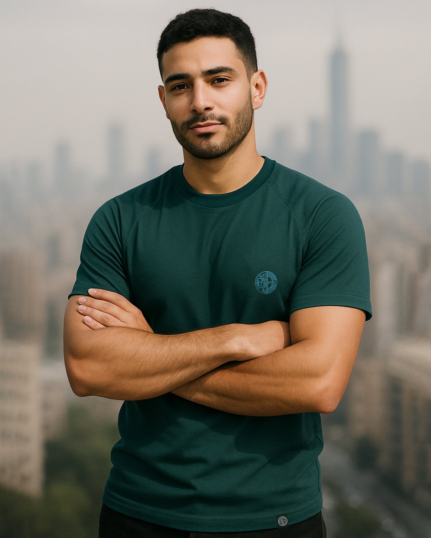 DEEP TEAL REGULAR FIT SHIRT