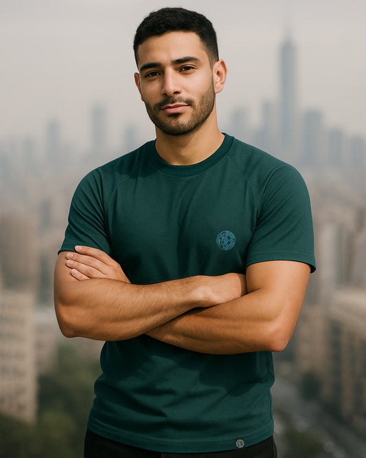 DEEP TEAL REGULAR FIT SHIRT