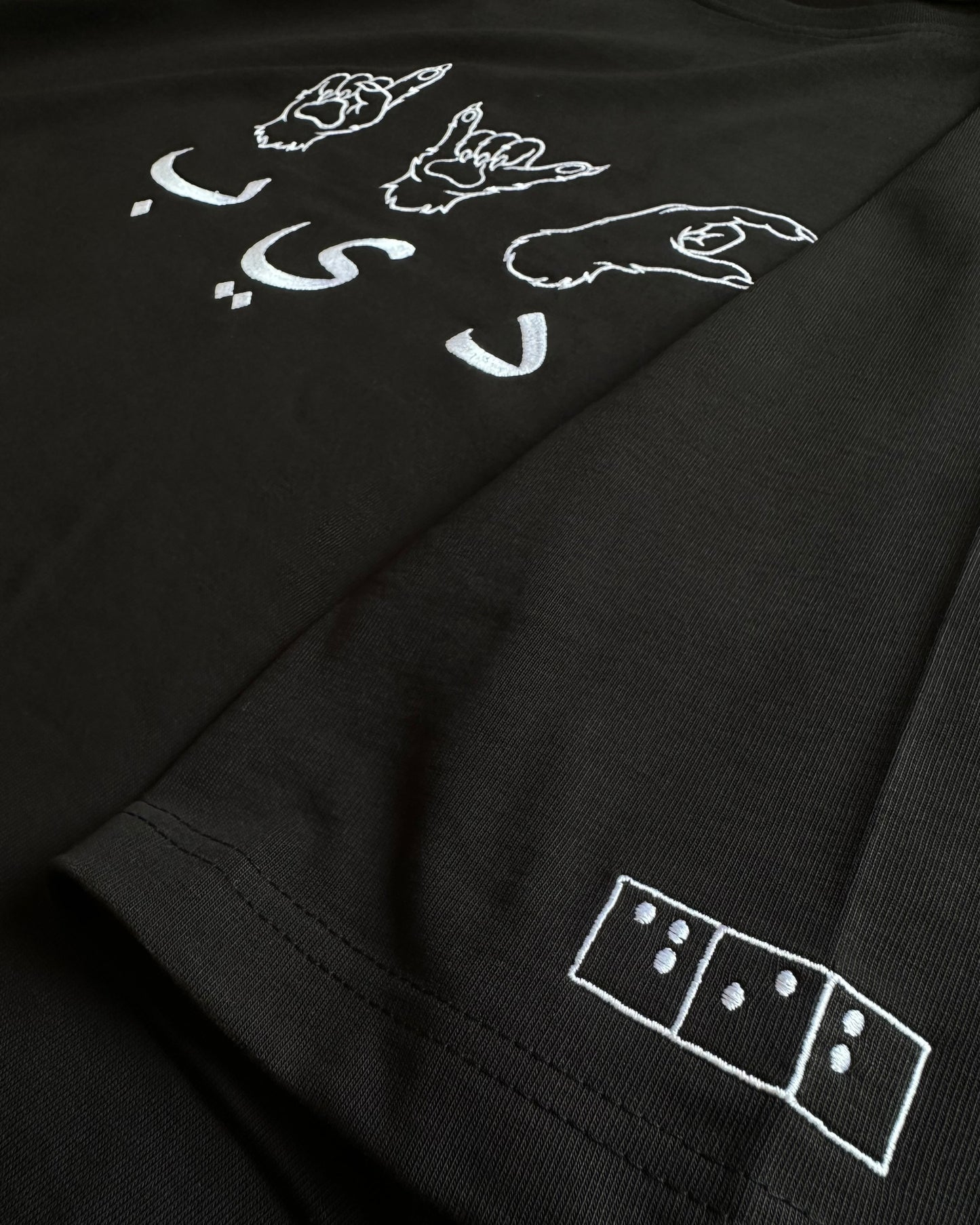 BLACK ERADA RAGLAN OVERSIZE T-SHIRT
