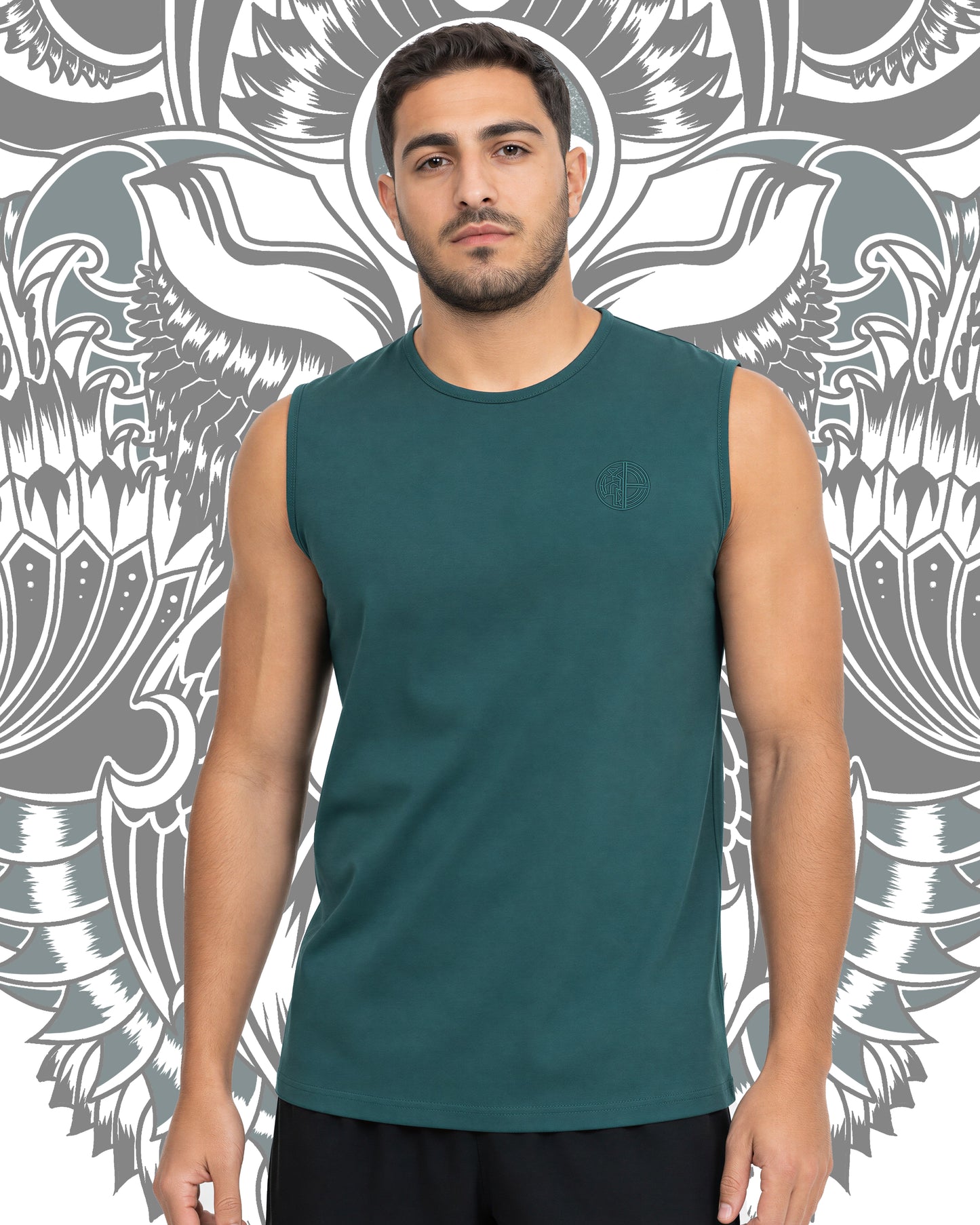 DARK TEAL TANK TOP