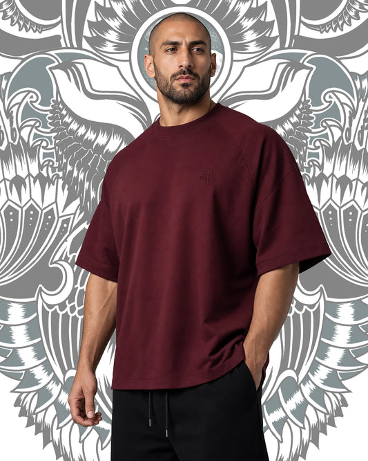 OVERSIZED BURGUNDY